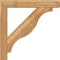 Ekena Millwork Funston Block Rough Sawn Bracket w/ Offset Brace, Western Red Cedar, 6"W x 34"D x 34"H BKT0604X34X34FST05RWR - alternate 4